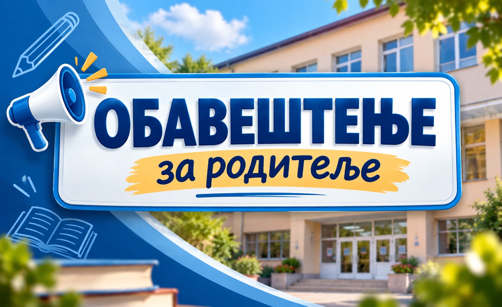 Обавештење за родитеље